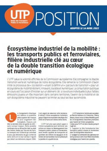 visuel écosystème industriel mobilité