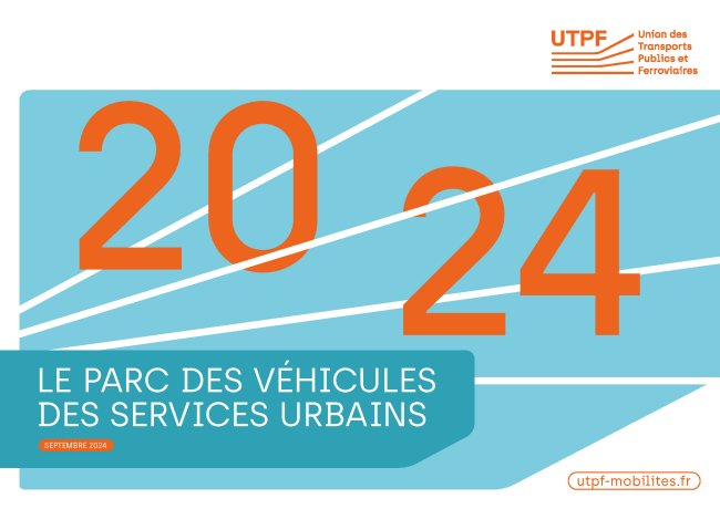 Le Parc des véhicules des services urbains au 1er janvier 2024